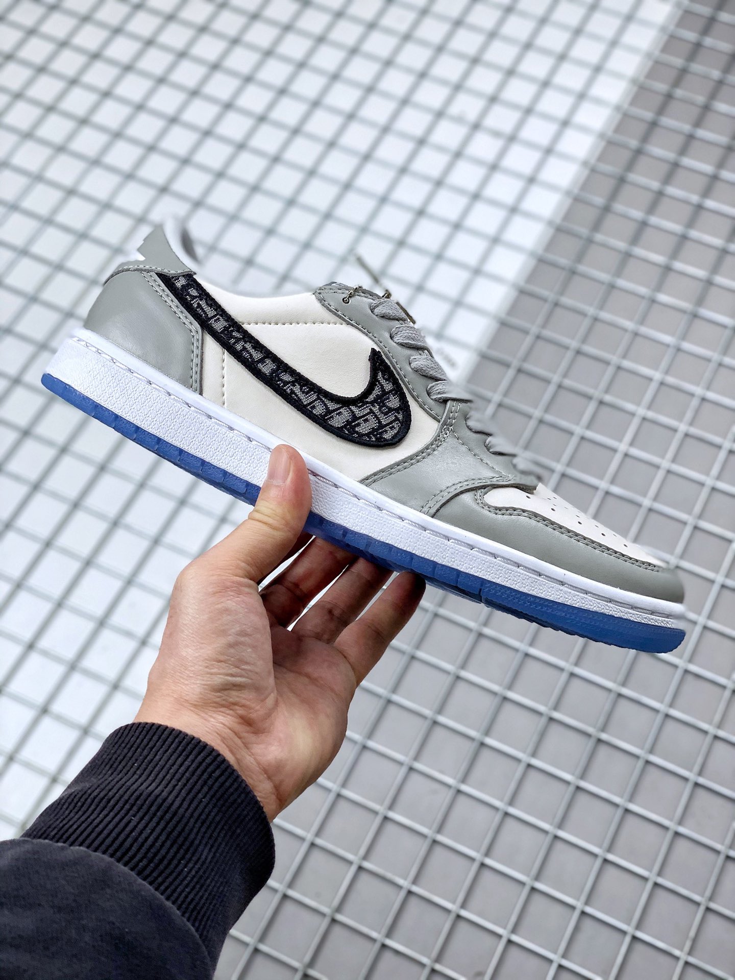 Jordan/Air Jordan [Original Real Mark] AJ1 Jo1Nike x Air Jordan 1 High OG Ã¢â‚¬Å“Light BoneÃ¢â‚¬Â item number: AA3834 623 Jo1 Dior High Gang Joint 36-459 - Image 4